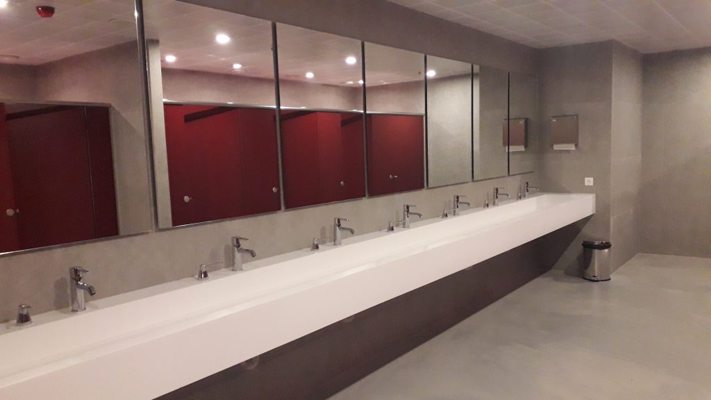 İş merkezi lavabo sistemi